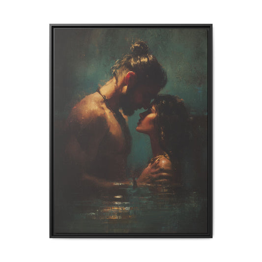 Sacred Waters Beneath the Surface - Tantric Wall Art Series