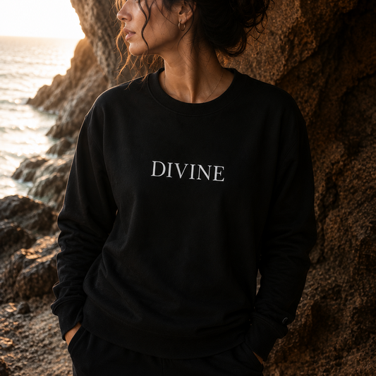 Divine Feminine Sweatshirt Black
